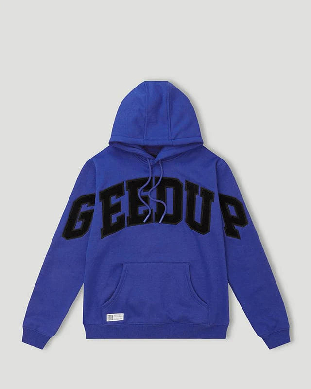 GEEDUP TEAM LOGO 'ROYAL BLUE BLACK' HOODIE