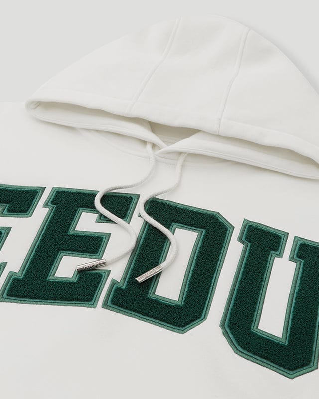 GEEDUP TEAM LOGO 'WHITE GREEN' HOODIE