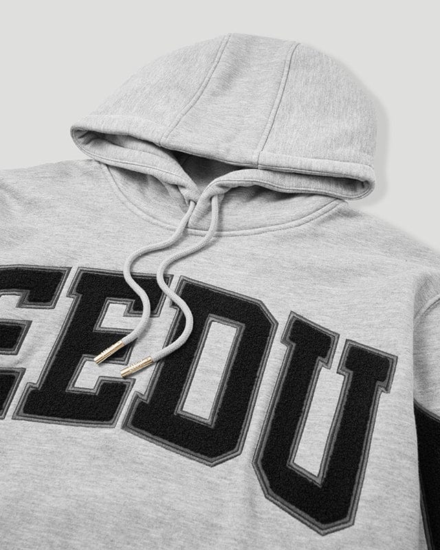 GEEDUP TEAM LOGO 'GREY BLACK' HOODIE