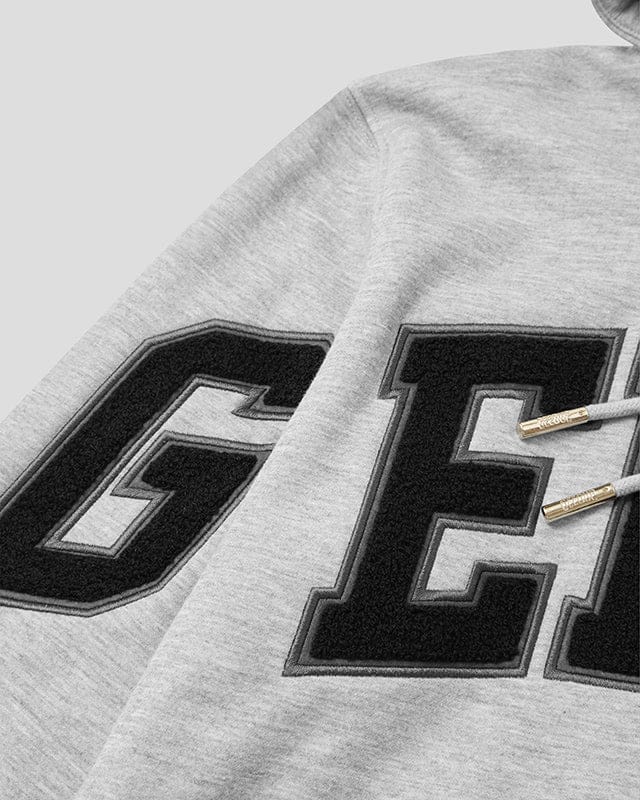 GEEDUP TEAM LOGO 'GREY BLACK' HOODIE