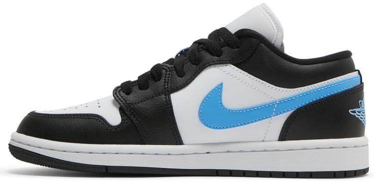 Air Jordan 1 Low (W) 'Black University Blue'