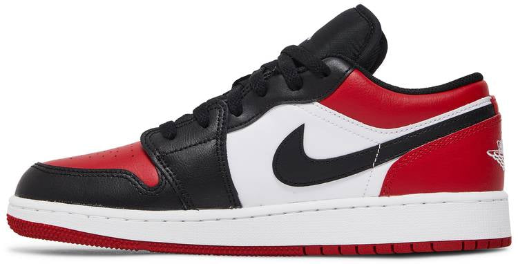 Air Jordan 1 Low (GS) 'Bred Toe'