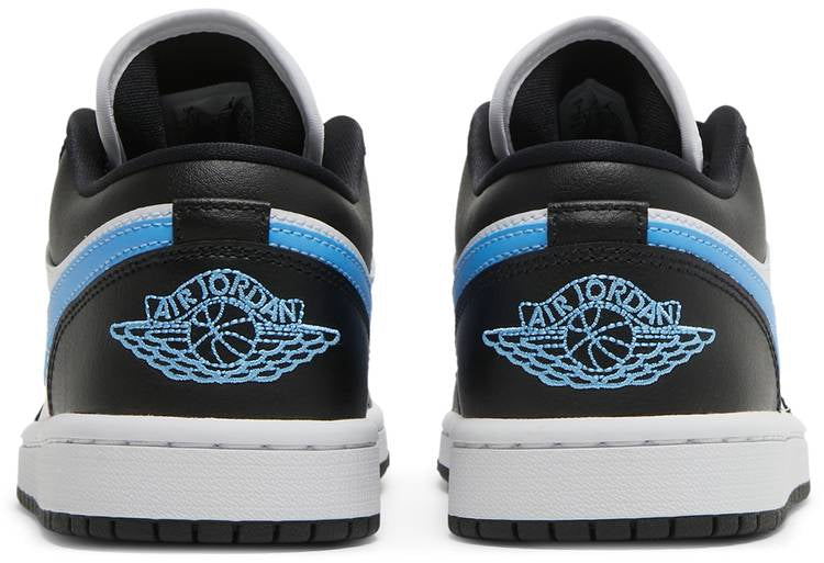 Air Jordan 1 Low (W) 'Black University Blue'