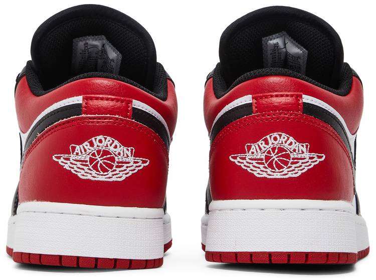 Air Jordan 1 Low (GS) 'Bred Toe'